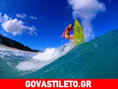 Αγαπώ τα θαλάσσια σπορ και τα μαλλιά μου